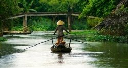 湄公河三角洲的秀丽风景