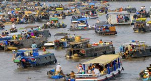 Cai Rang水上市场